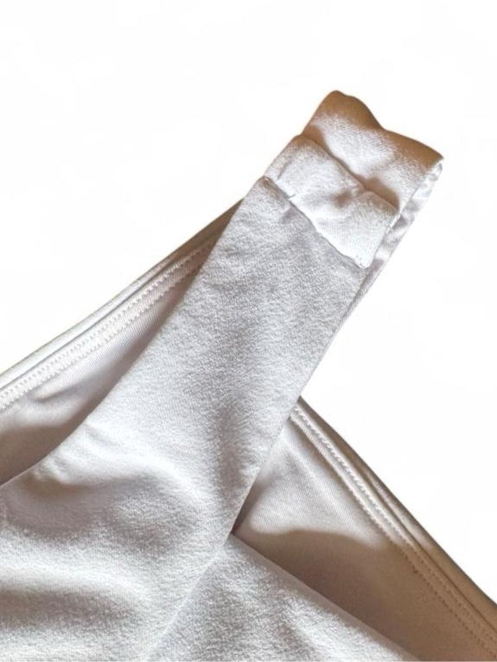 NWOT Alo Yoga White Diagonal Flex One Shoulder Sports Bra XS - Picture 5 of 7